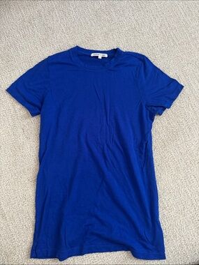 Cotton Citizen Bold Blue Crew Neck Short Sleeve Tee